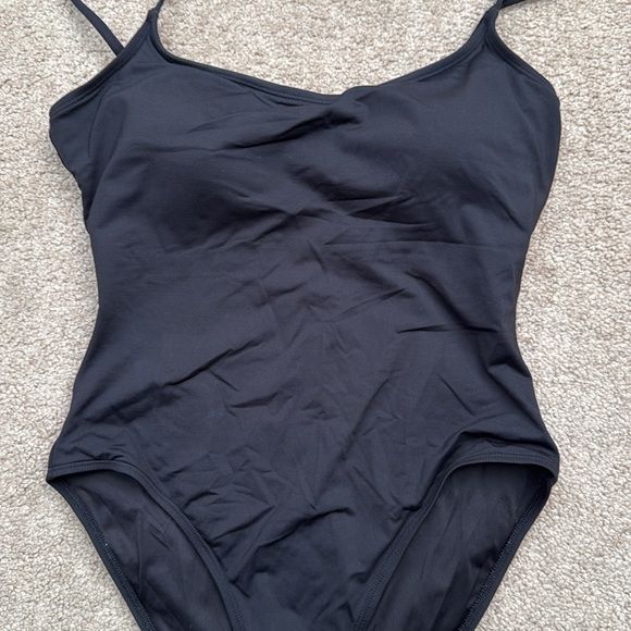 Andie The Amalfi Classic Black Scoop Neck Padded One Piece Swimsuit Size Large - Picture 3 of 9